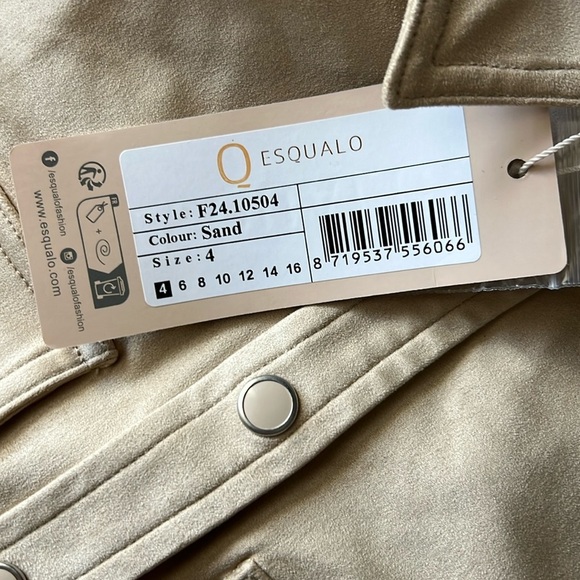 Esqualo NWT women’s size 4 jacket in sand - Picture 4 of 8